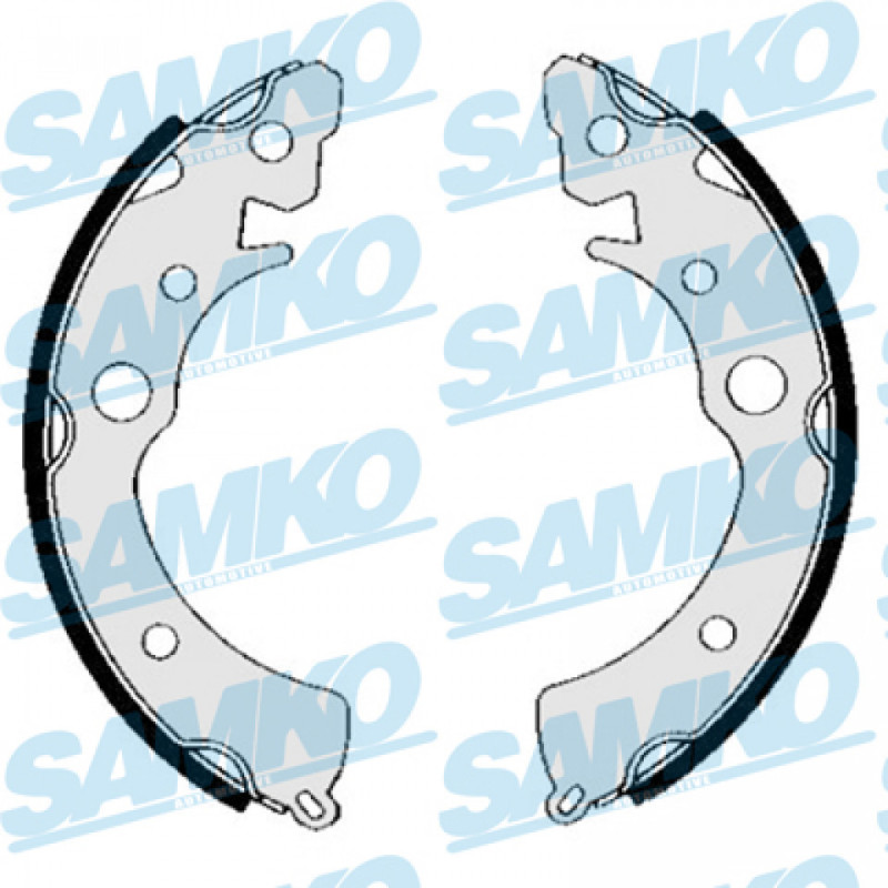 SAMKO 84810 Brake Shoe Set Rear for