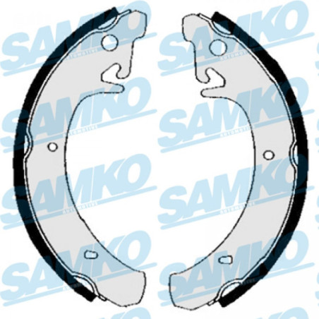 SAMKO 84830 Juego de zapatas de frenos para