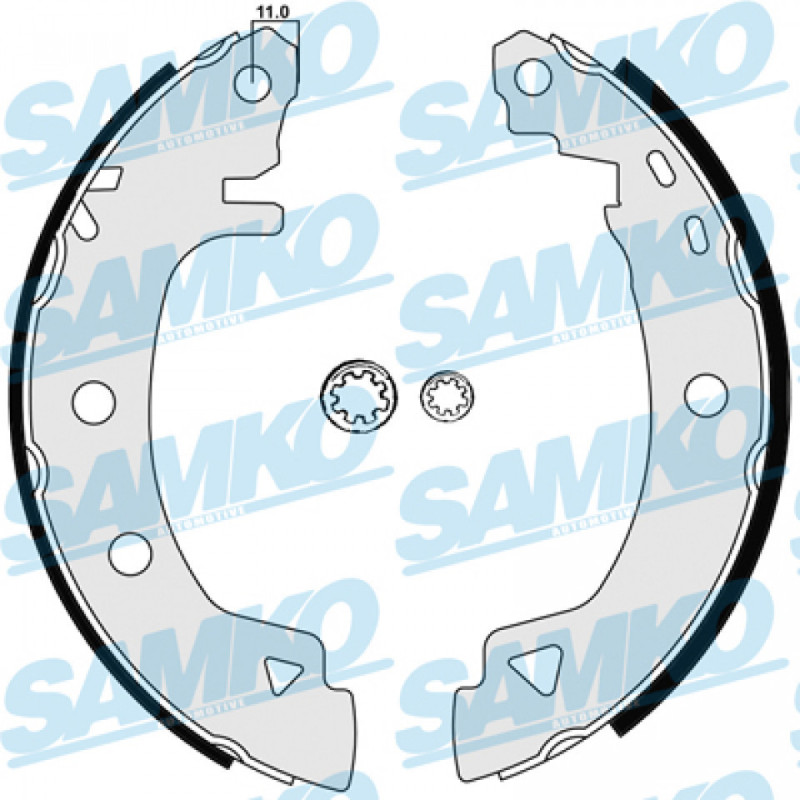 SAMKO 84920 Kit ganasce freno per