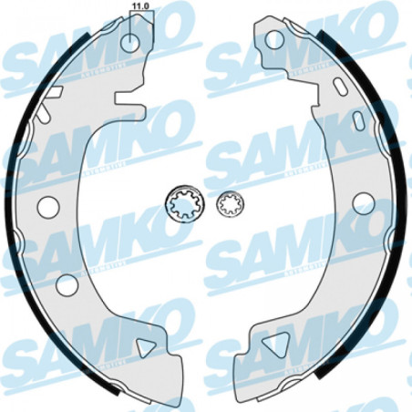 SAMKO 84920 Brake Shoe Set Rear for