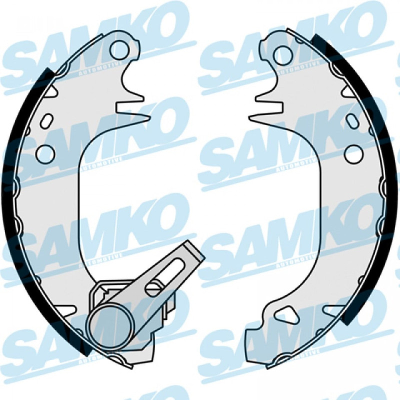SAMKO 84930 Brake Shoe Set Rear for