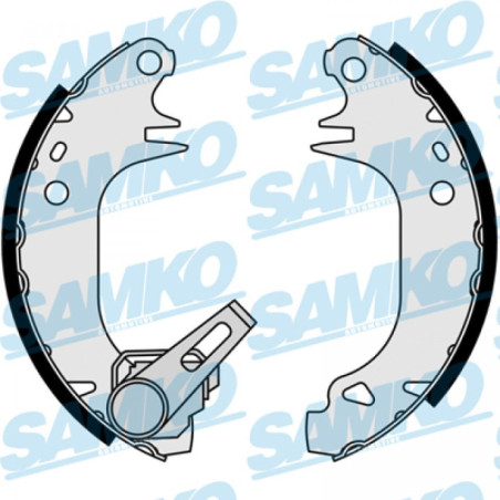 SAMKO 84930 Brake Shoe Set Rear for