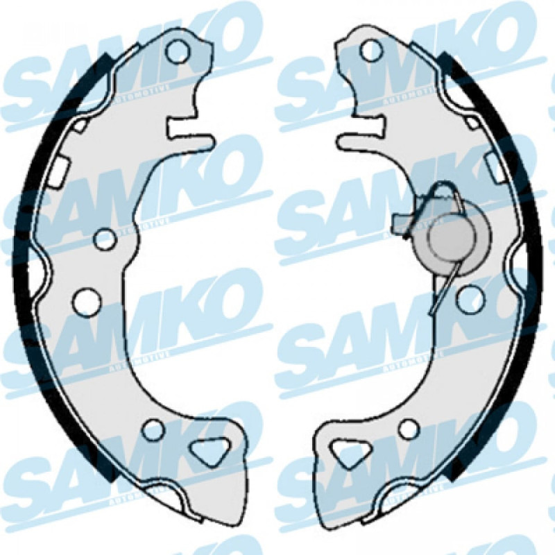 SAMKO 84940 Juego de zapatas de frenos para
