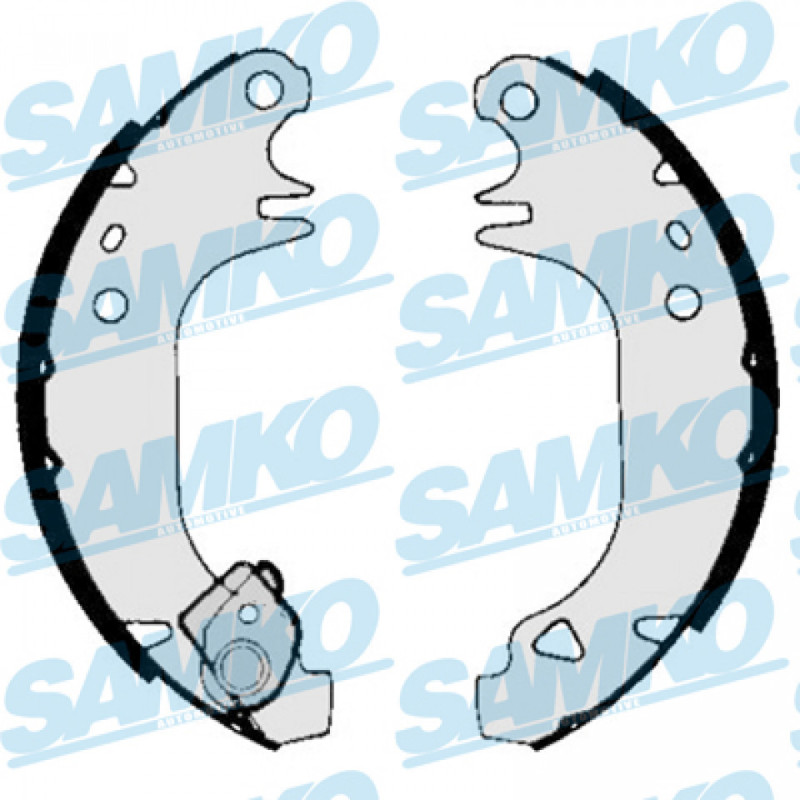 SAMKO 84950 Brake Shoe Set Rear for