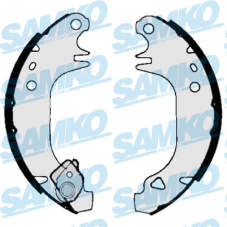 SAMKO 84960 Juego de zapatas de frenos para
