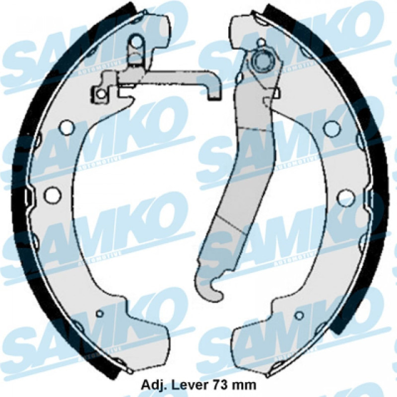 SAMKO 85000 Brake Shoe Set for