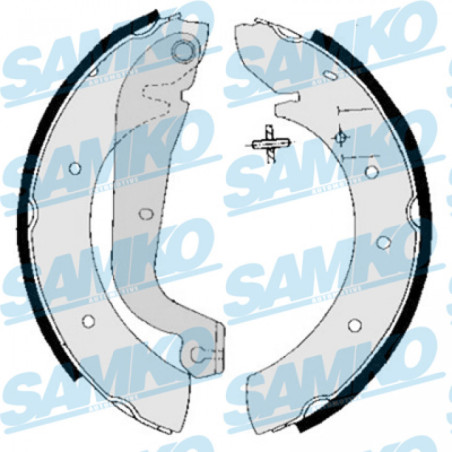 SAMKO 85020 Juego de zapatas de frenos para