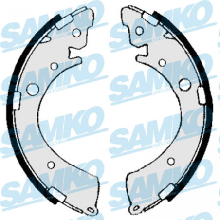 SAMKO 85360 Kit ganasce freno per