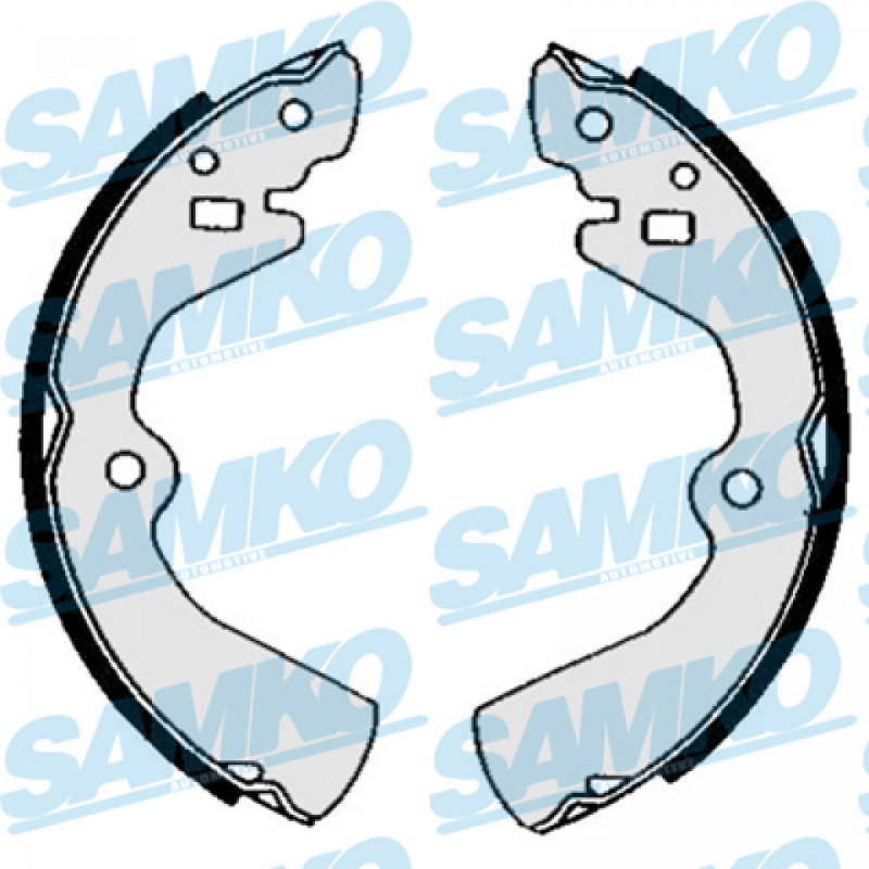 SAMKO 85480 Brake Shoe Set Rear for