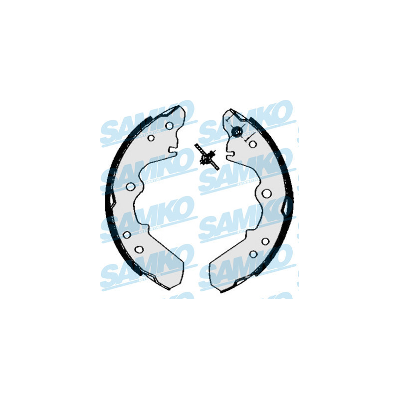 SAMKO 85520 Juego de zapatas de frenos para