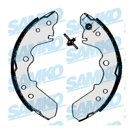 SAMKO 85520 Jeu de mâchoires de frein pour