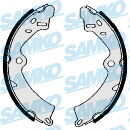 SAMKO 85540 Brake Shoe Set Rear for
