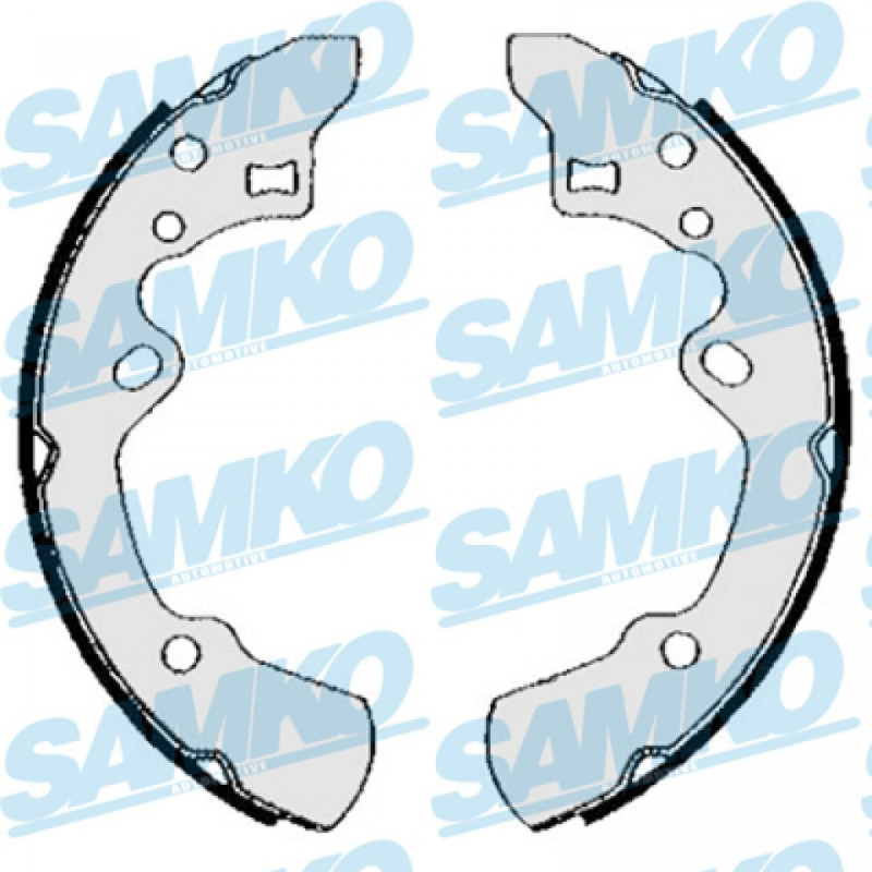 SAMKO 85620 Jeu de mâchoires de frein pour