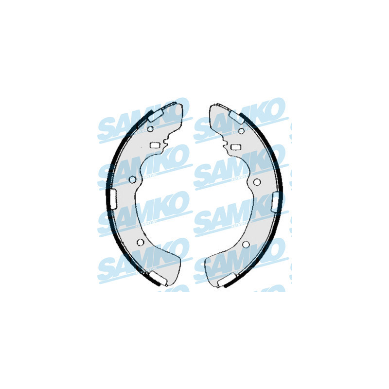 SAMKO 85670 Jeu de mâchoires de frein pour