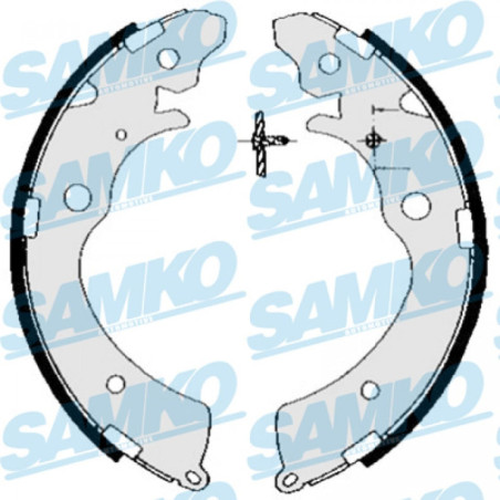 SAMKO 85690 Jeu de mâchoires de frein pour