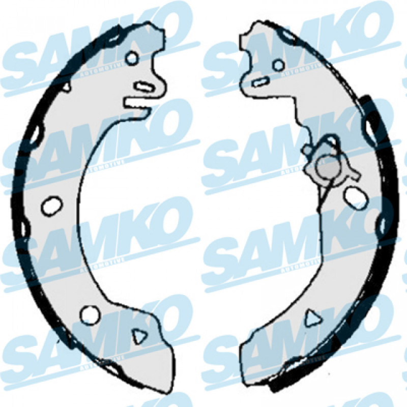 SAMKO 85770 Juego de zapatas de frenos para