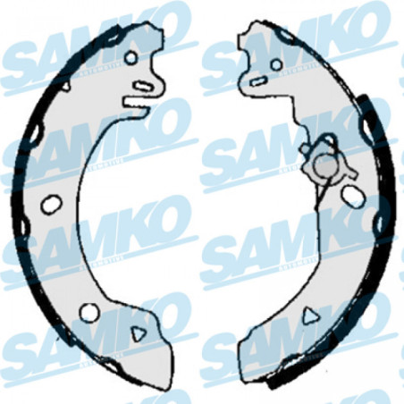 SAMKO 85770 Juego de zapatas de frenos para