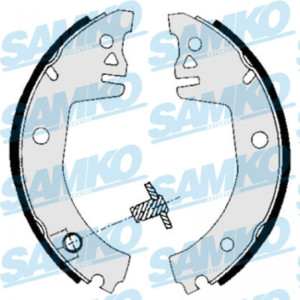 SAMKO 85780 Juego de zapatas de frenos para