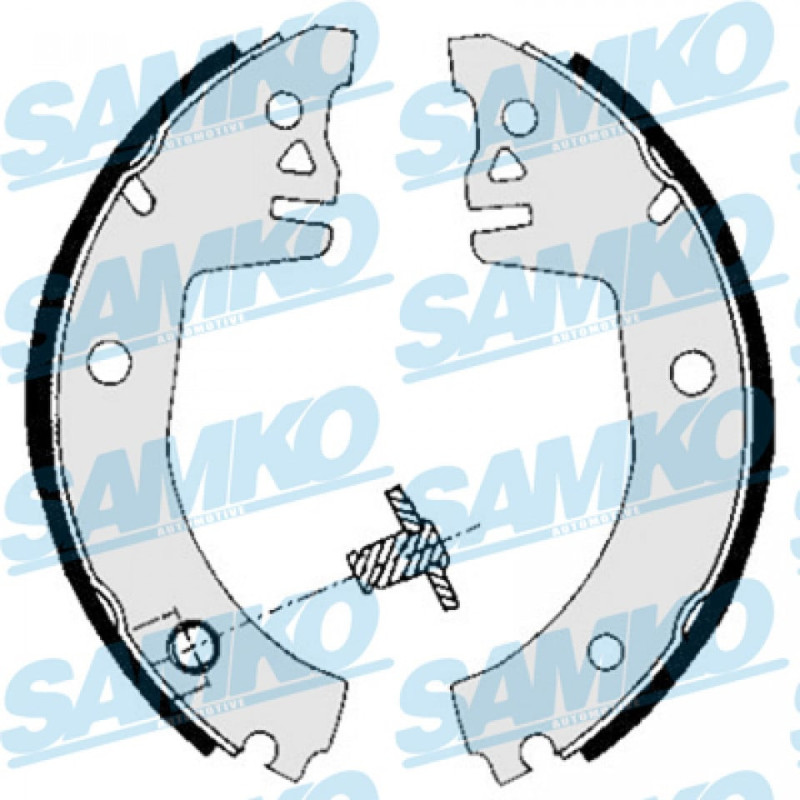 SAMKO 85780 Juego de zapatas de frenos para