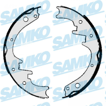 SAMKO 86010 Brake Shoe Set for