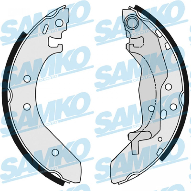 SAMKO 86040 Brake Shoe Set Rear for