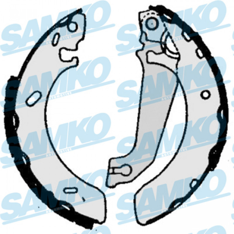 SAMKO 86050 Brake Shoe Set for