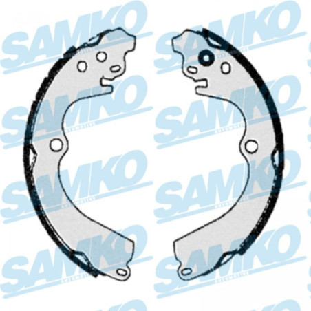 SAMKO 86230 Juego de zapatas de frenos para