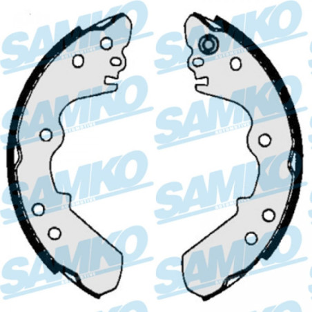 SAMKO 86340 Brake Shoe Set for