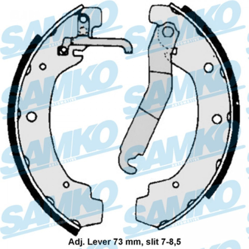 SAMKO 86740 Kit ganasce freno per