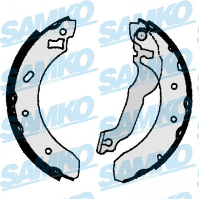 SAMKO 86770 Brake Shoe Set for