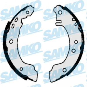SAMKO 86780 Brake Shoe Set Rear for