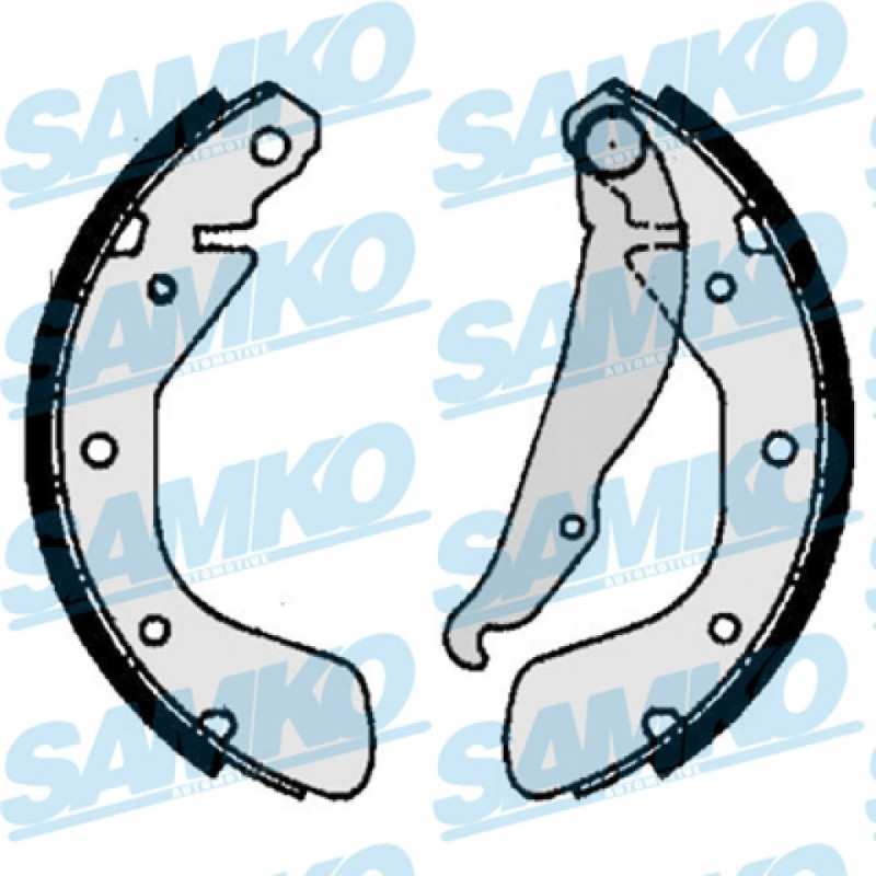 SAMKO 86790 Kit ganasce freno per