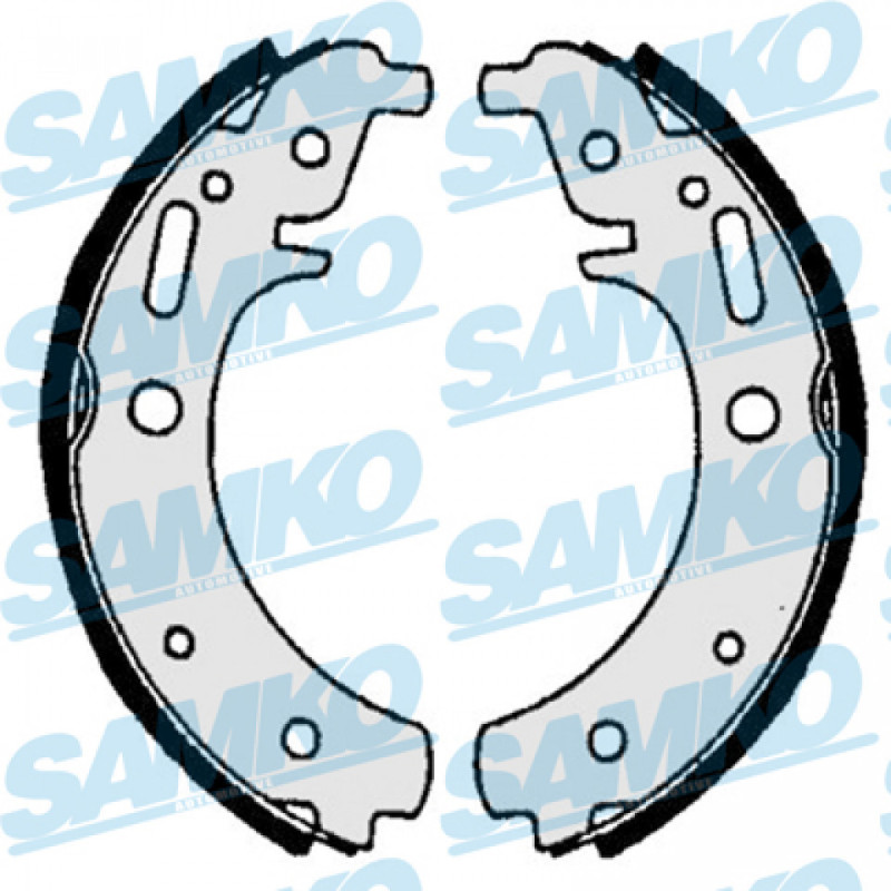 SAMKO 86920 Juego de zapatas de frenos para