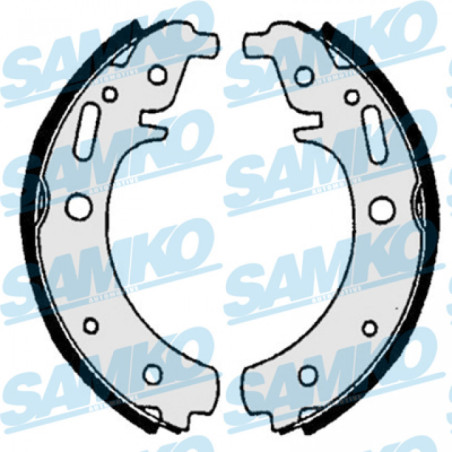 SAMKO 86920 Juego de zapatas de frenos para