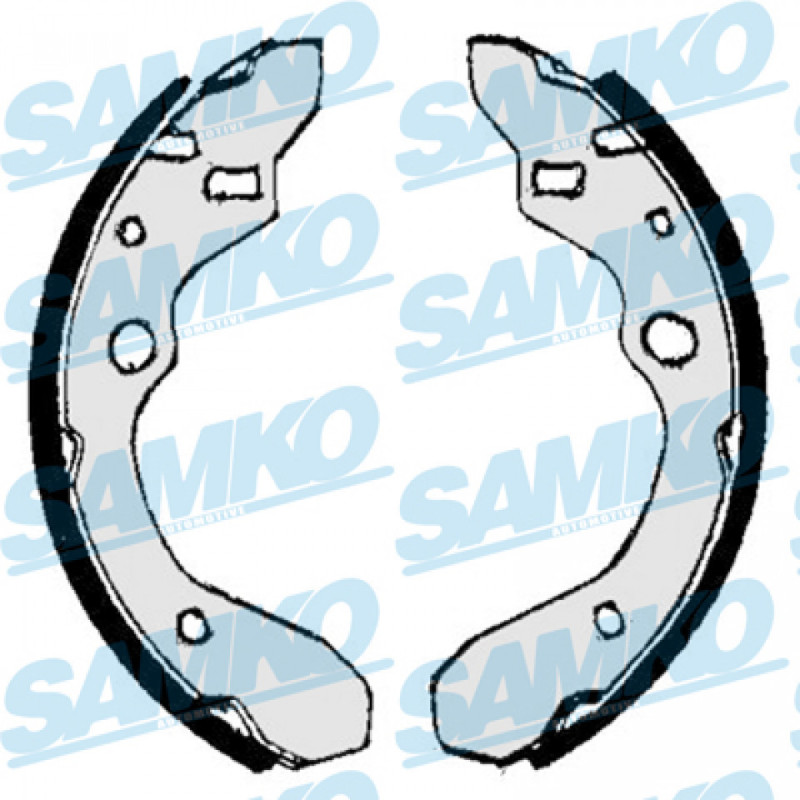 SAMKO 87010 Bremsbackensatz für