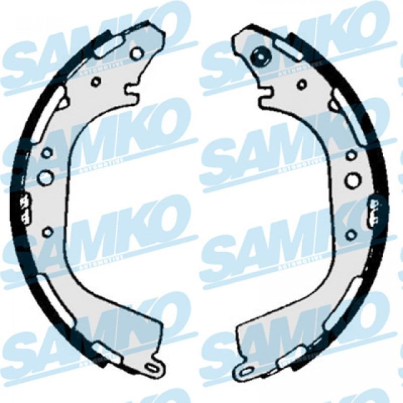 SAMKO 87040 Juego de zapatas de frenos para