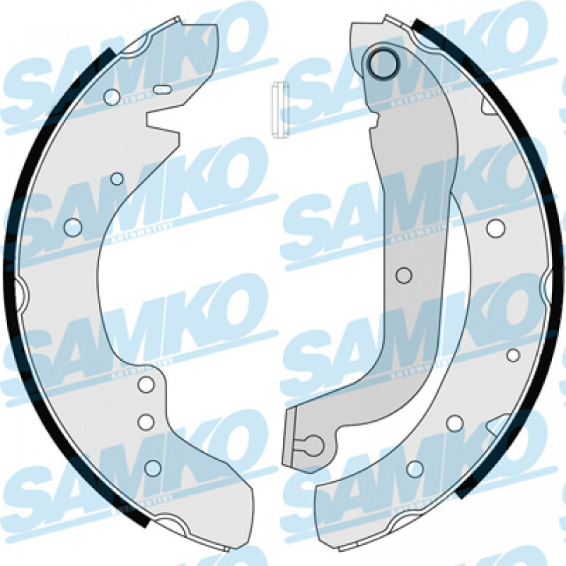 SAMKO 87105 Brake Shoe Set Rear for