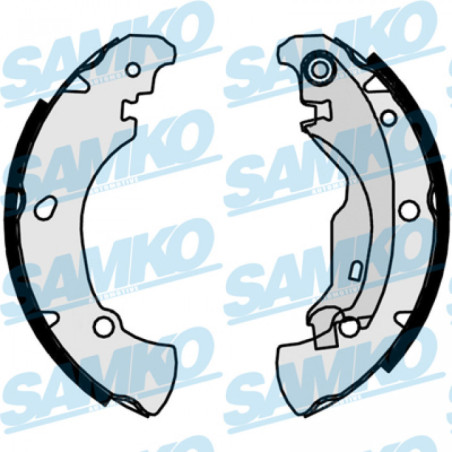 SAMKO 87160 Brake Shoe Set for