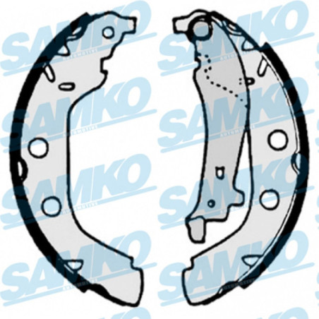 SAMKO 87180 Kit ganasce freno per