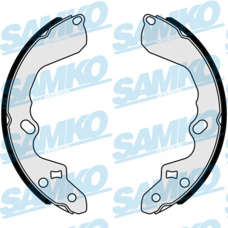 SAMKO 87190 Brake Shoe Set Rear for