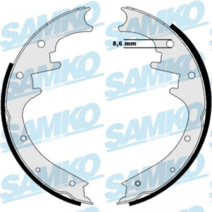 SAMKO 87205 Juego de zapatas de frenos para