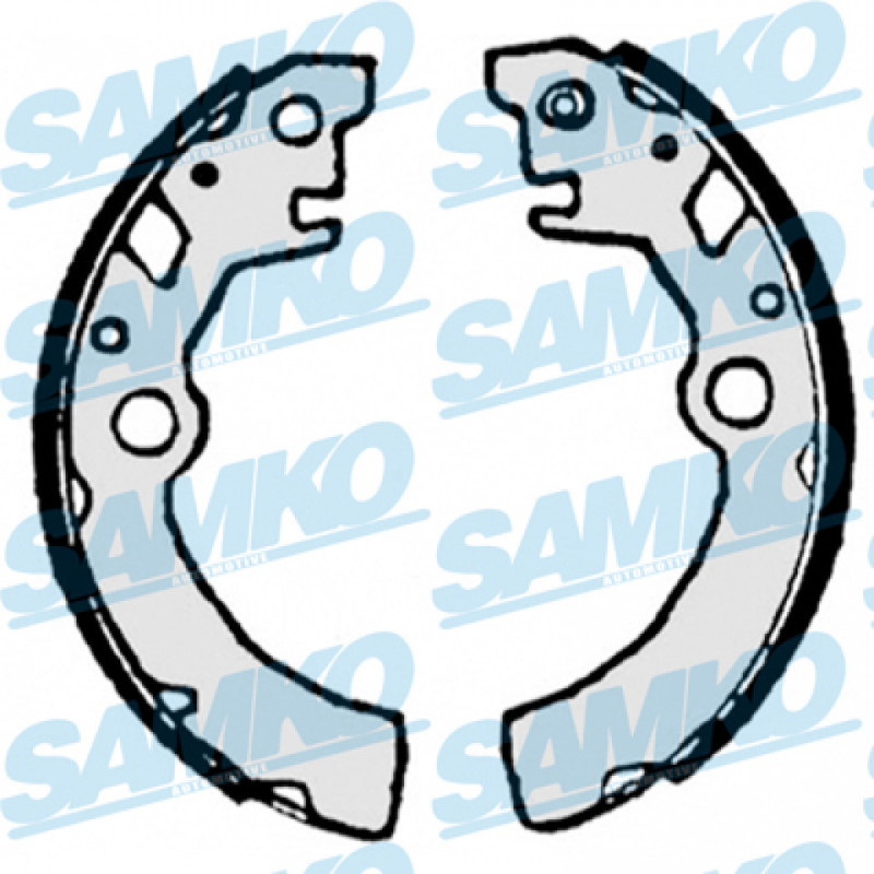 SAMKO 87215 Juego de zapatas de frenos para