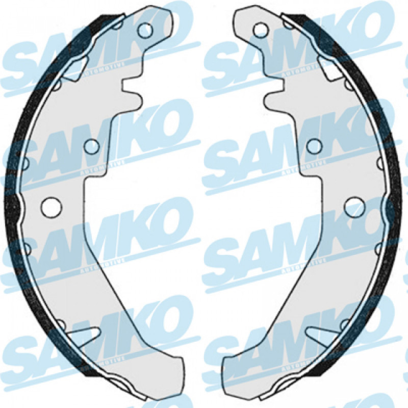 SAMKO 87310 Juego de zapatas de frenos para