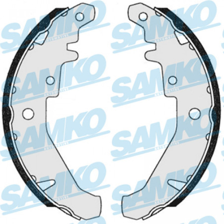 SAMKO 87310 Juego de zapatas de frenos para
