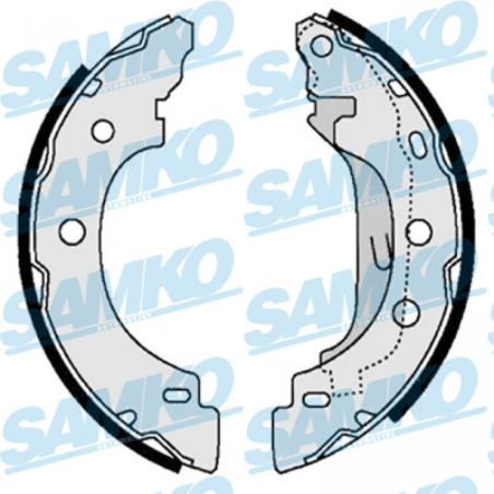 SAMKO 87330 Kit ganasce freno per