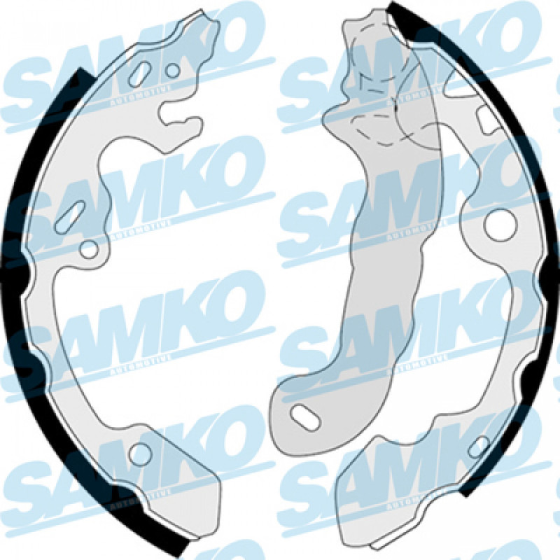 SAMKO 87380 Brake Shoe Set Rear for