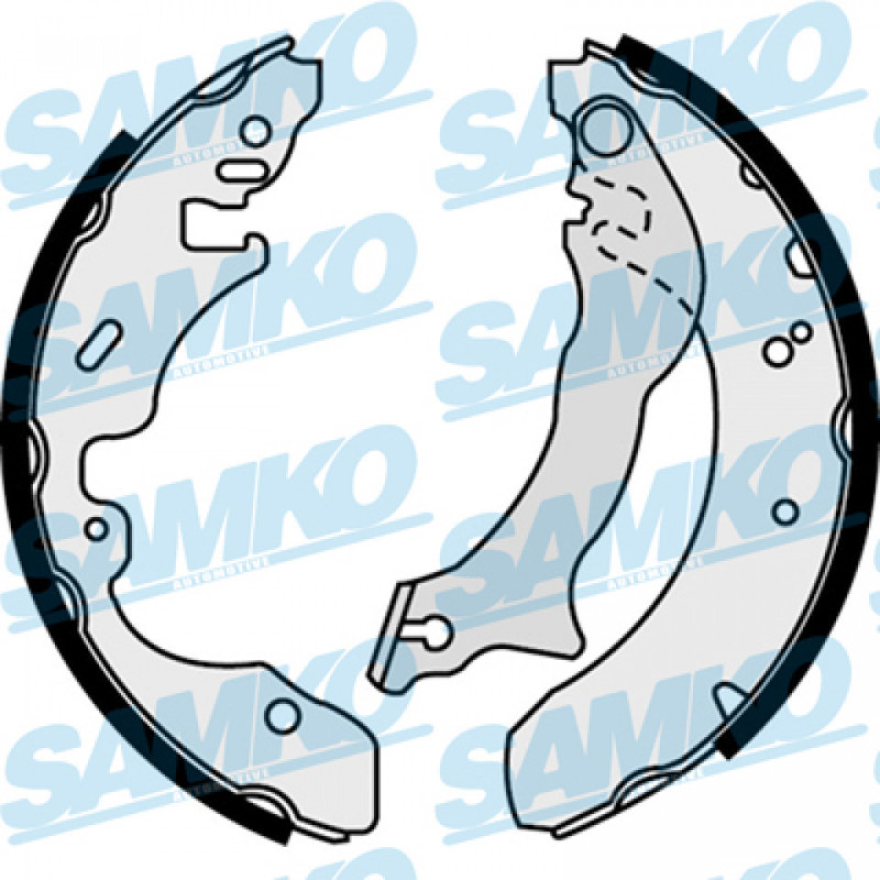 SAMKO 87390 Jeu de mâchoires de frein pour