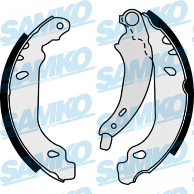 SAMKO 87430 Brake Shoe Set for