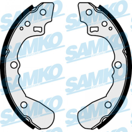 SAMKO 87440 Kit ganasce freno per