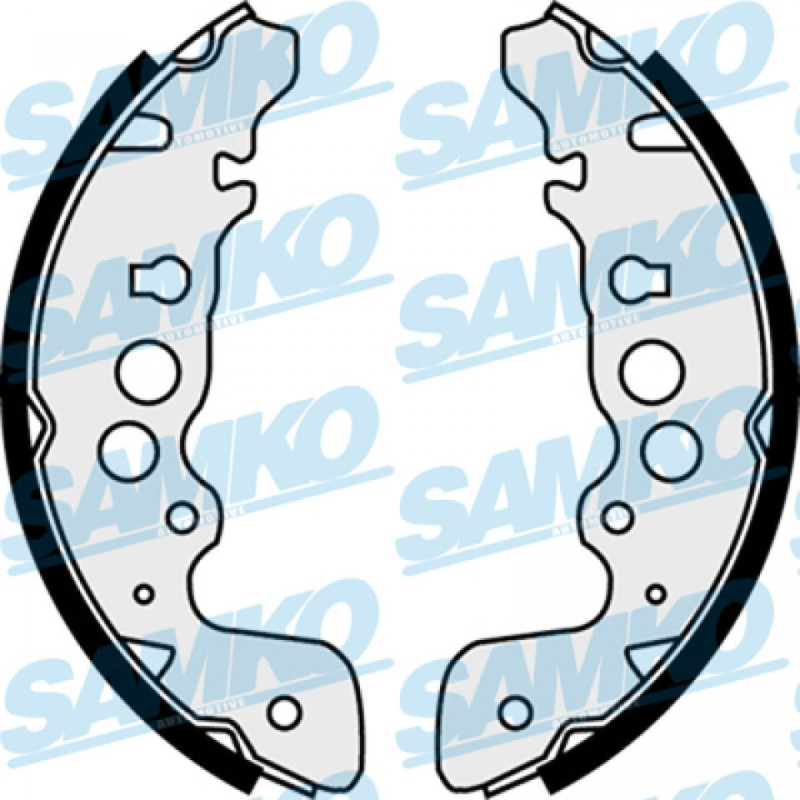SAMKO 87470 Brake Shoe Set Rear for